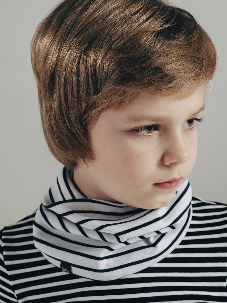 Снуд Smil 140 Бело-синий/полоска (119778)