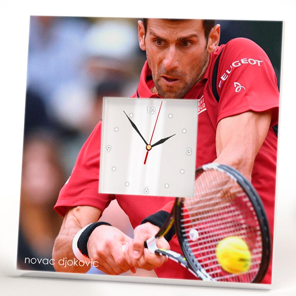 Часы Теннисист Novak Djokovic 260x260 мм (C01507)