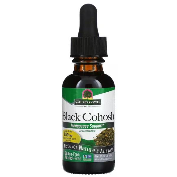 Клопогон Nature's Answer Black Cohosh Alcohol-Free 950 мг 30 мл 30 порций (000022183)