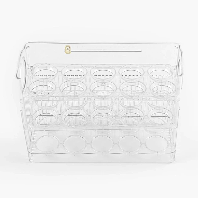 Органайзер для хранения куриных яиц пластиковый на 30 яиц (2479516895)