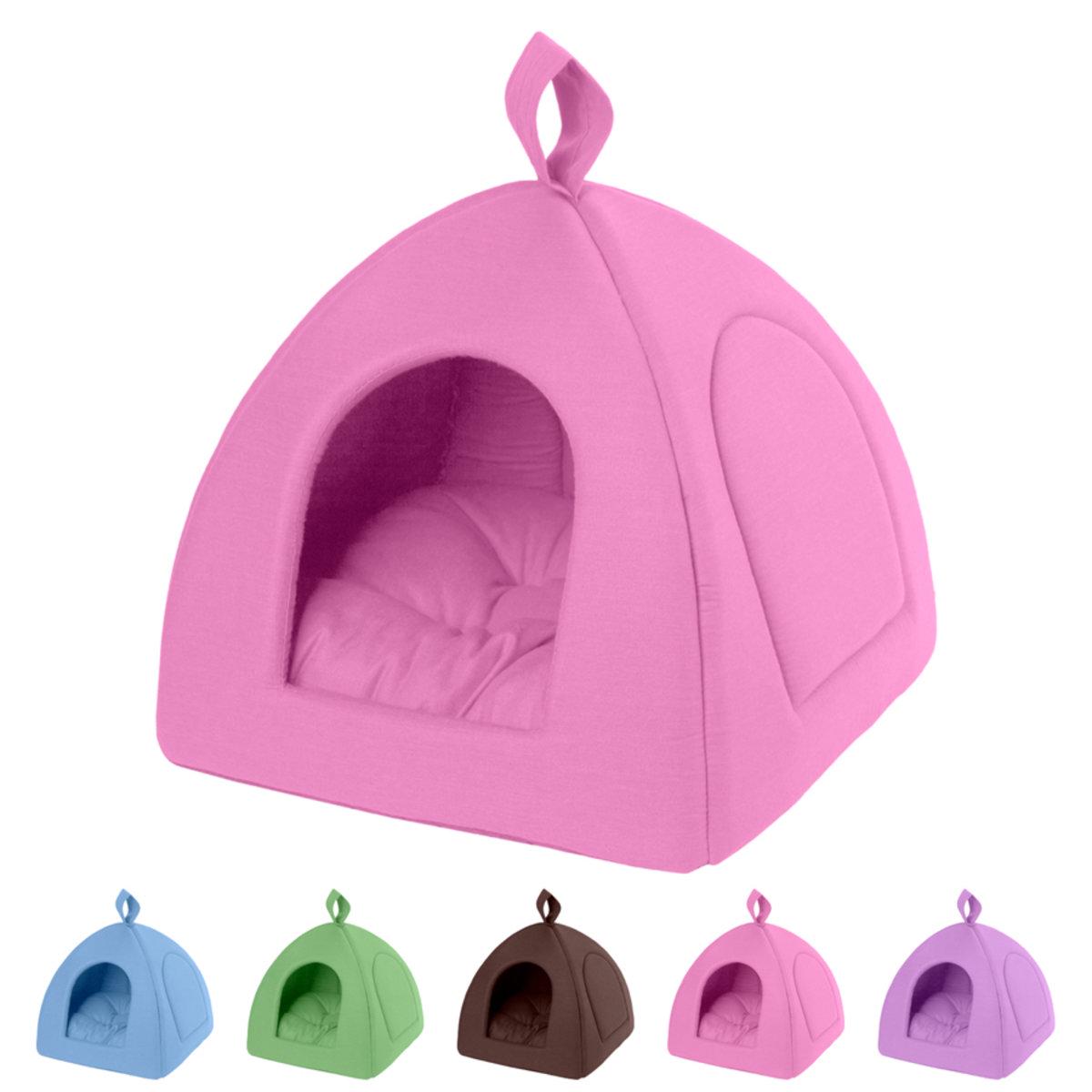 Пирамида для животных Теремок ХXS 35х35х35 см Розовый (41097 Col) - фото 2