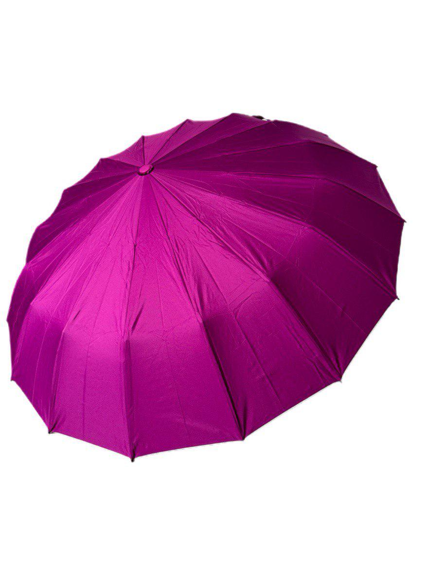 Парасолька-автомат Toprain Umbrella однотонна 16 спиць зі сріблом під куполом Фуксія (4016/7) - фото 1 Парасолька-автомат Toprain Umbrella однотонна 16 спиць зі сріблом під куполом Фуксія (4016/7) - фото 1