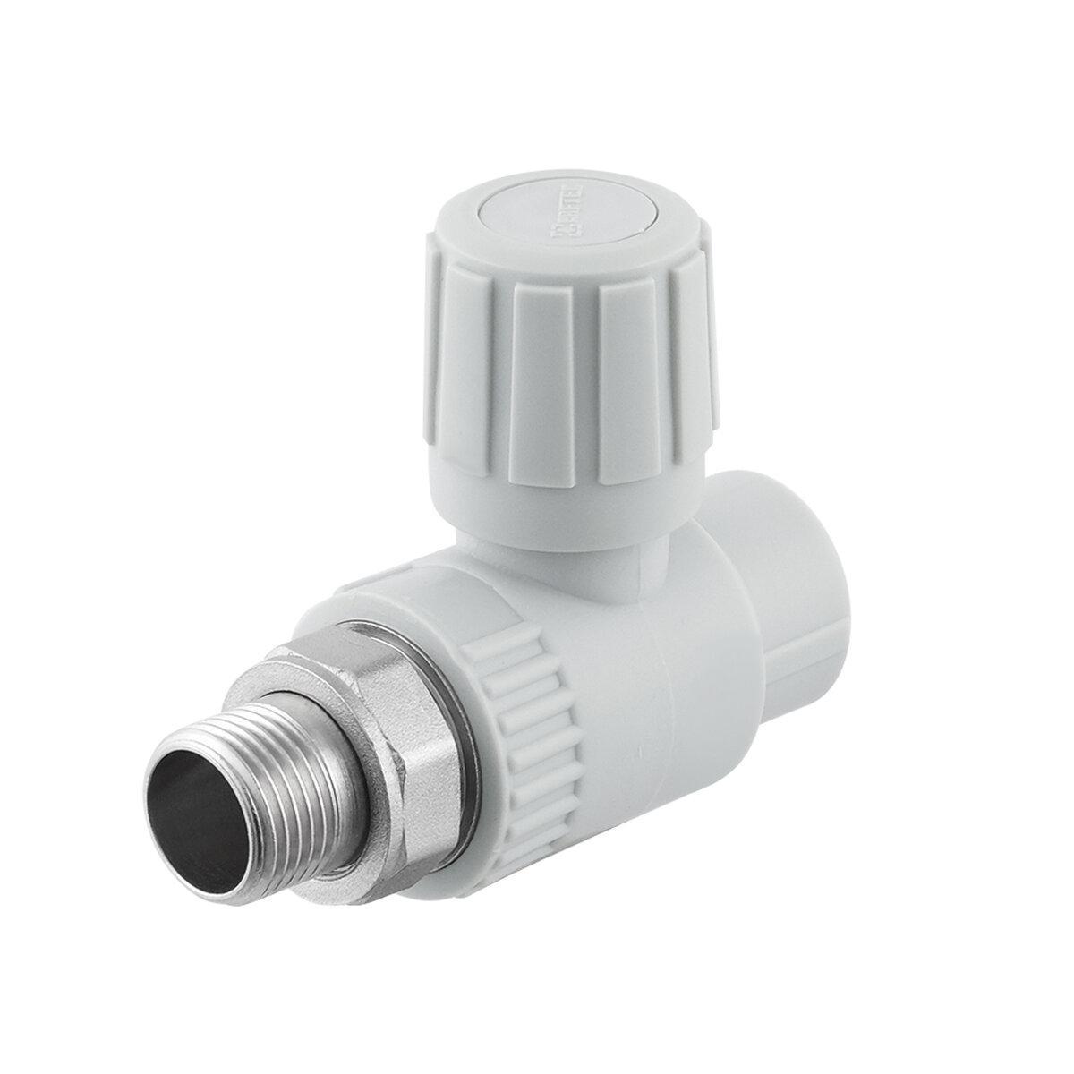 Кран радиаторный прямой PPR Raftec RSRV2502 25 мм x3/4" (SW-99506)