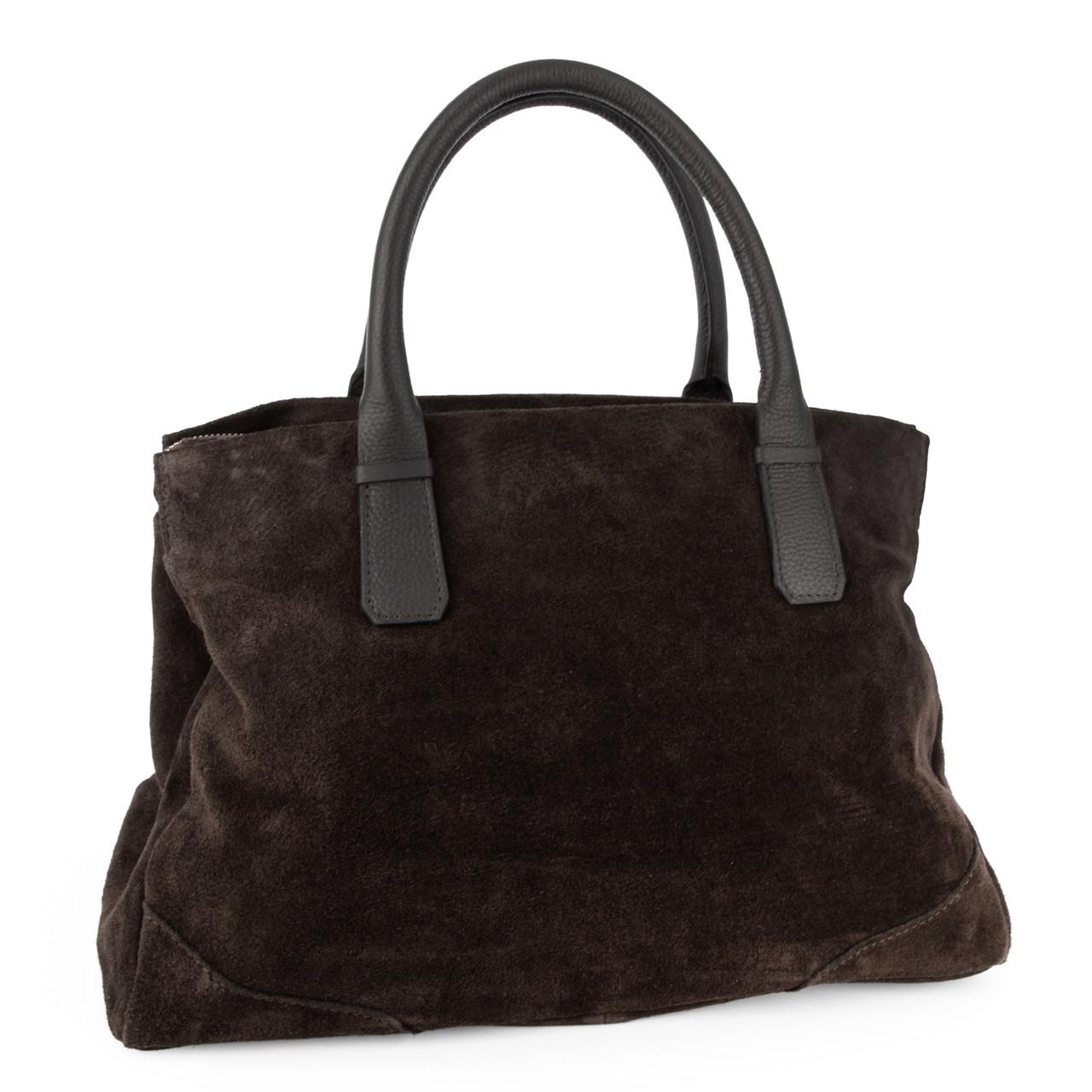 Сумка шопер жіноча замшева Virginia Conti 04108 Шоколадний (2791728682) - фото 1 Сумка шопер жіноча замшева Virginia Conti 04108 Шоколадний (2791728682) - фото 1