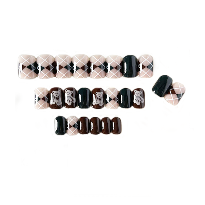 Накладные ногти с клеем Bananahall LK13474 24 шт. Бордовый (A9887) - фото 4 Накладные ногти с клеем Bananahall LK13474 24 шт. Бордовый (A9887) - фото 4