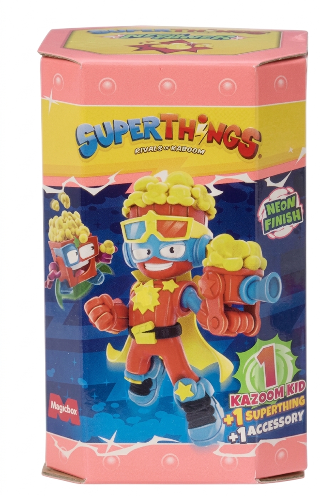 Игровой набор SuperThings Neon Power Казум-кид Розовый (IG-173-N-783)