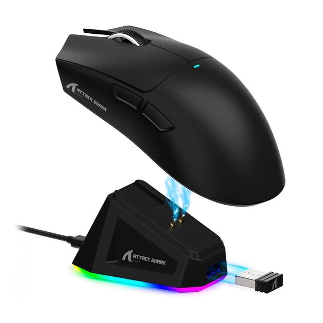 Мышь игровая беспроводная Attack Shark X11 Black - фото 2 Мышь игровая беспроводная Attack Shark X11 Black - фото 2