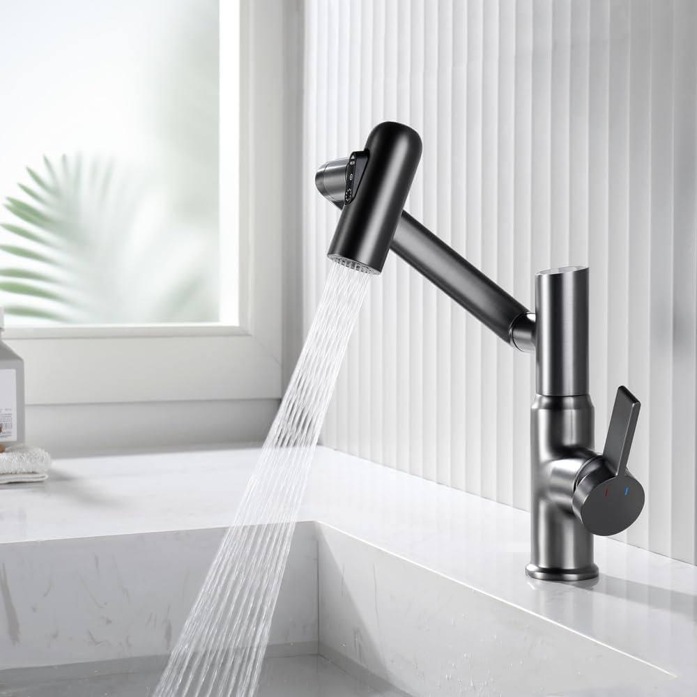 Змішувач для кухні Epelli Sensore Robotic Grafito Графітовий (2424235959) - фото 12