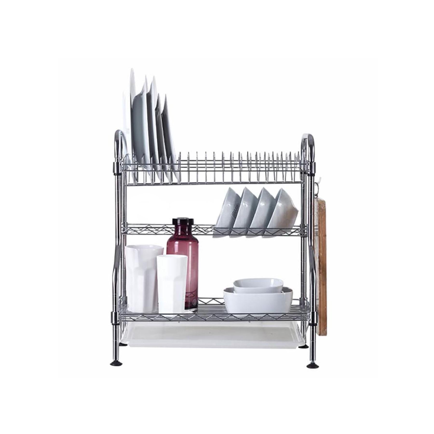 Сушарка металева для кухонного посуду 45х30х44 см - фото 2 Сушарка металева для кухонного посуду 45х30х44 см - фото 2