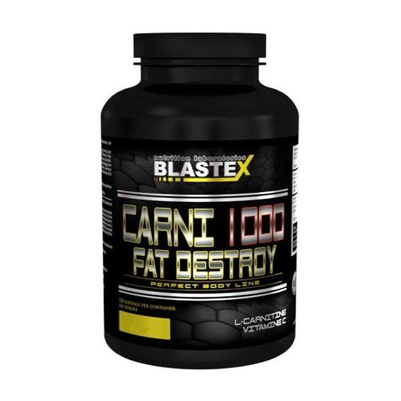 Жиросжигатель для спорта Blastex Carni 1000 Fat Destroy 1000 mg 60 Caps