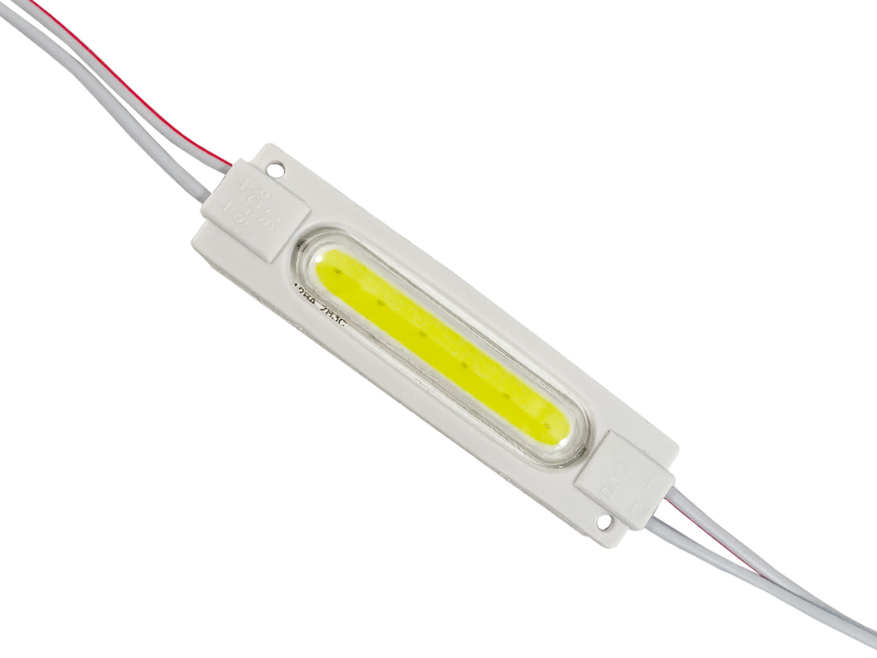 Модуль светодиодный с линзой COB LED M1 12 В 2 Вт IP65 6500К Холодный белый (6783)