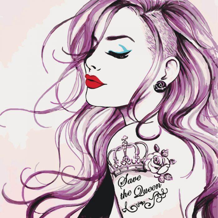 Картина по номерам Идейка "Save the Queen" 40х40 см (KHO2686)