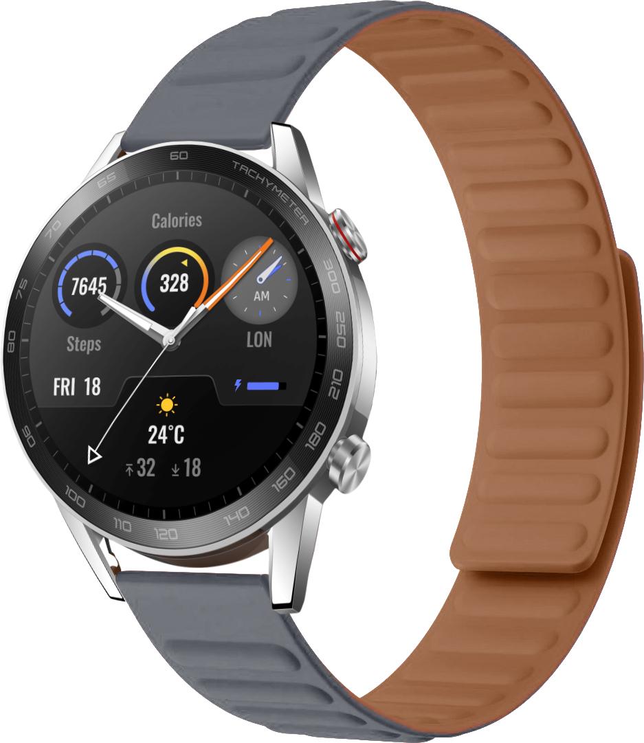 Ремешок Magneter для Honor Magic Watch 2 46 мм Grey (26645-33)