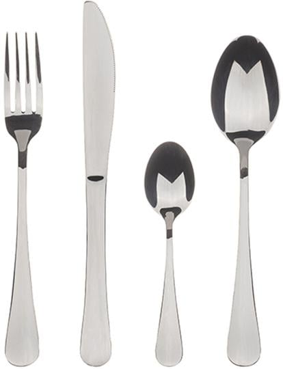 Набор столовых приборов Bergner Munich 24 пр. на 6 персон глянцевый (BG-5130-SL)