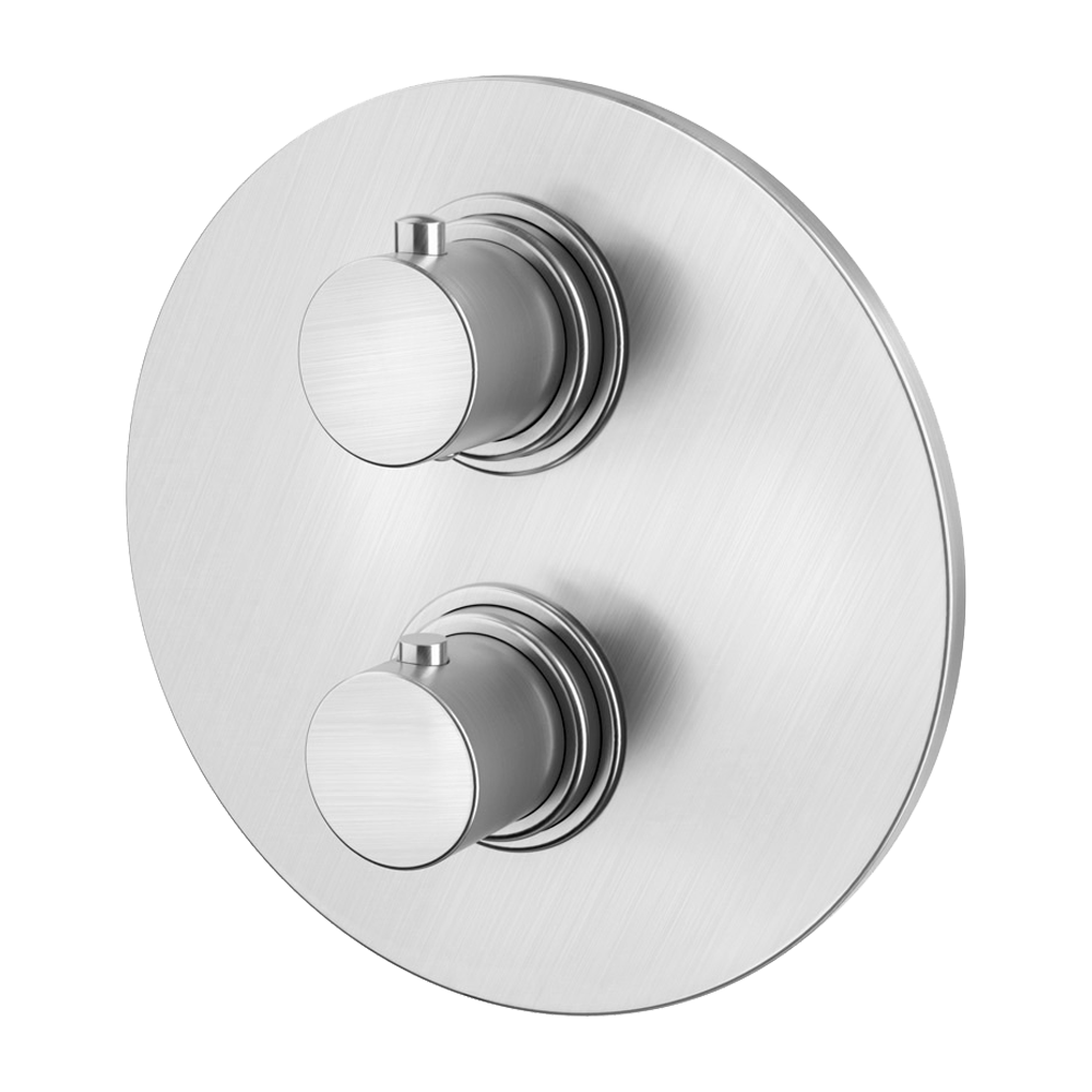 Смеситель для душа с термостатом Paffoni Light на 2 выхода Хром (LIQ018CR)