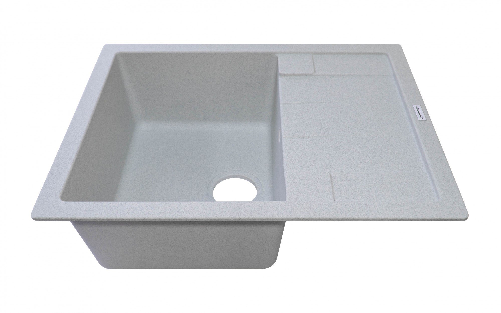 Мийка для кухні Adamant Anila (light grey-09) 65х50х20 см - фото 3
