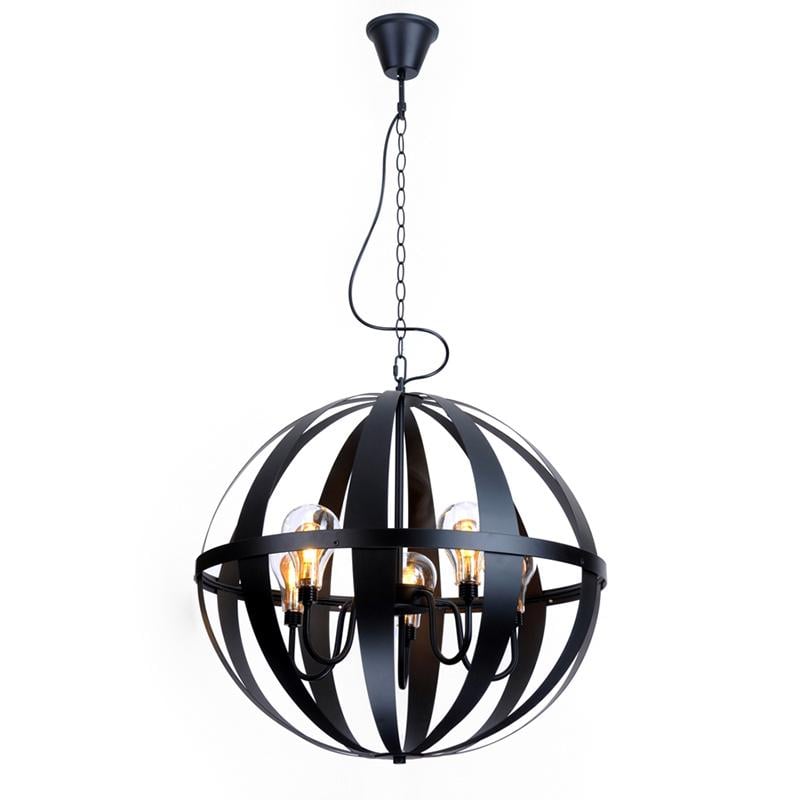 Люстра подвесная Light House ES-15597/5 Черный (9353)