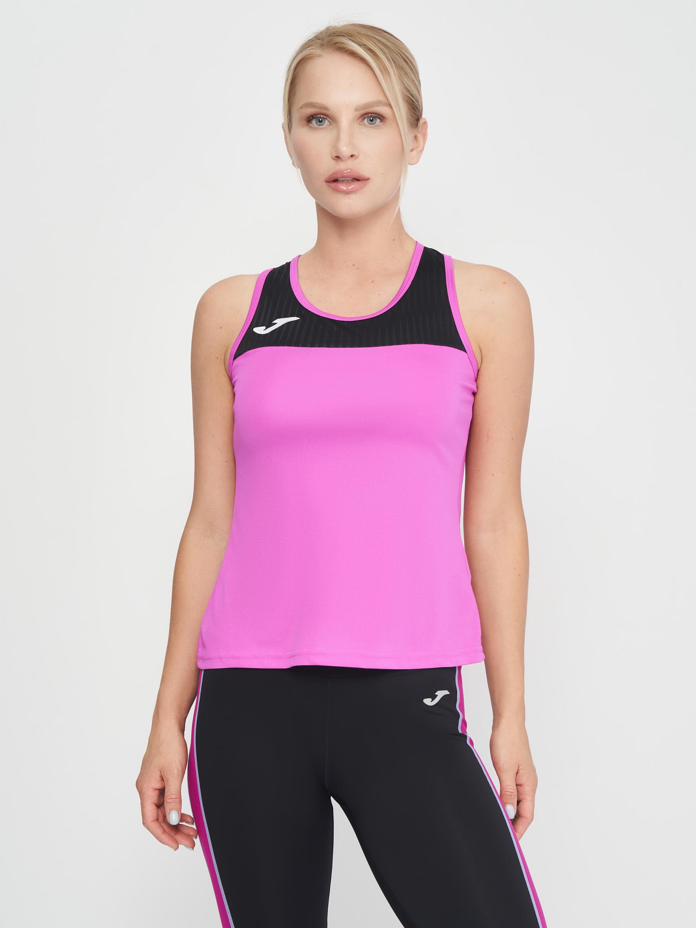 Майка женская Joma 901714.030 Montreal Tank Top M Fluor Pink Black (8445456417842)