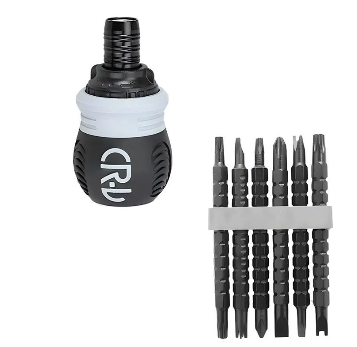 Міні-викрутка з храповим механізмом та магнітними бітами (30365212) Міні-викрутка з храповим механізмом та магнітними бітами (30365212)