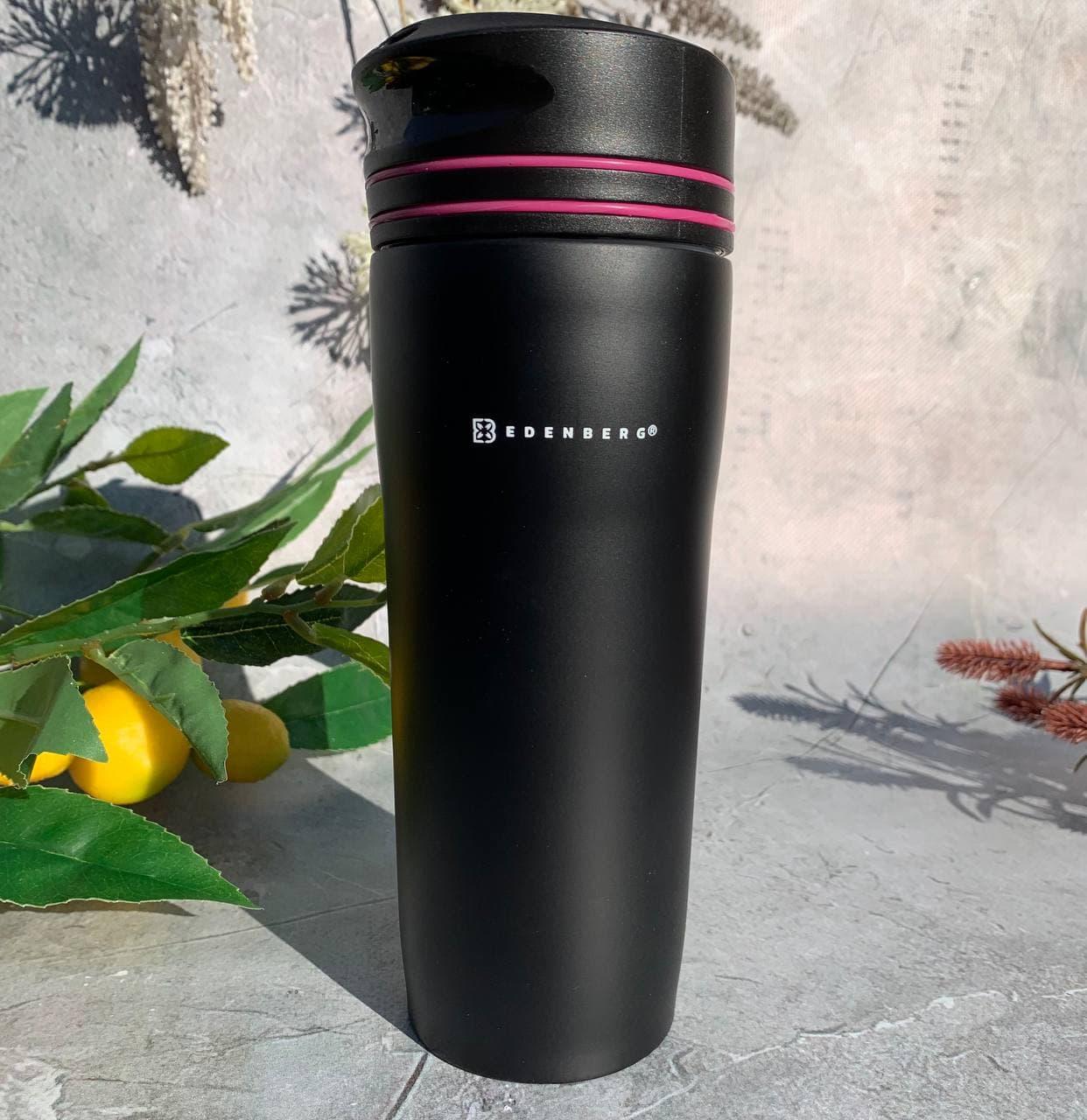 Термокухоль вакуумний 380 мл Edenberg EB-643 380 мл Рожевий - фото 1 Термокухоль вакуумний 380 мл Edenberg EB-643 380 мл Рожевий - фото 1