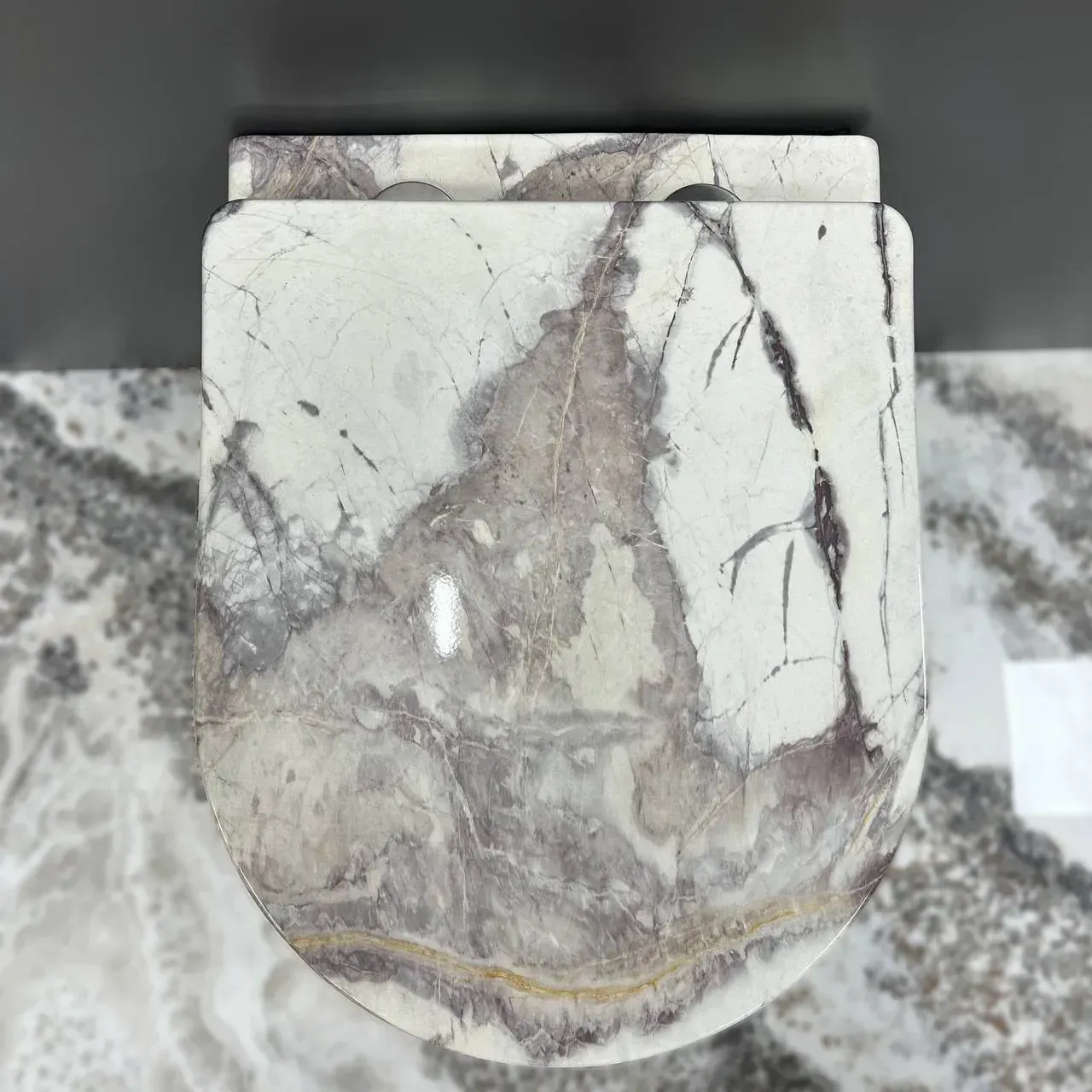 Унітаз підвісний VBI Vulcano безобідковий 480x360 мм Бежевий (RM-VBI-020404) - фото 4