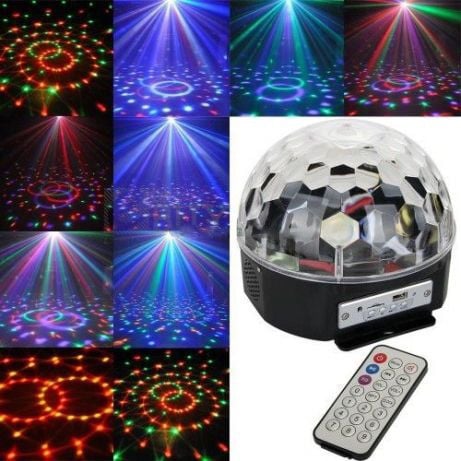 Диско шар светомузыка Led Magic Ball с Bluetooth и MP3 (240) - фото 4