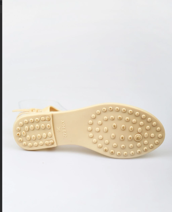 Босоножки шлепанцы женские пляжные р. 39 24,5 см Бежевый (KG-7956) - фото 5 Босоножки шлепанцы женские пляжные р. 39 24,5 см Бежевый (KG-7956) - фото 5