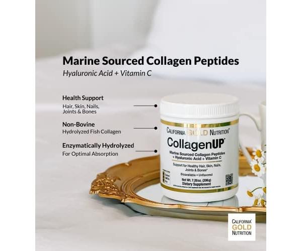 Коллаген California Gold Nutrition CollagenUP 5000 mg с витамином C 206 г - фото 3 Коллаген California Gold Nutrition CollagenUP 5000 mg с витамином C 206 г - фото 3