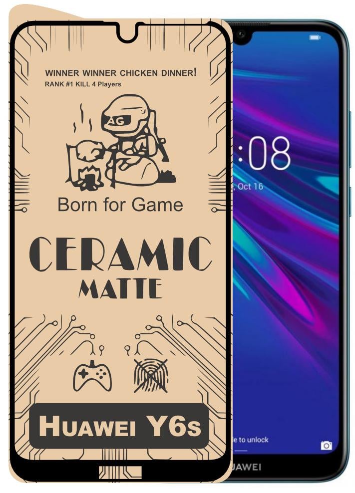 Защитная пленка Ceramic для Huawei Y6s керамическая матовая (17067)