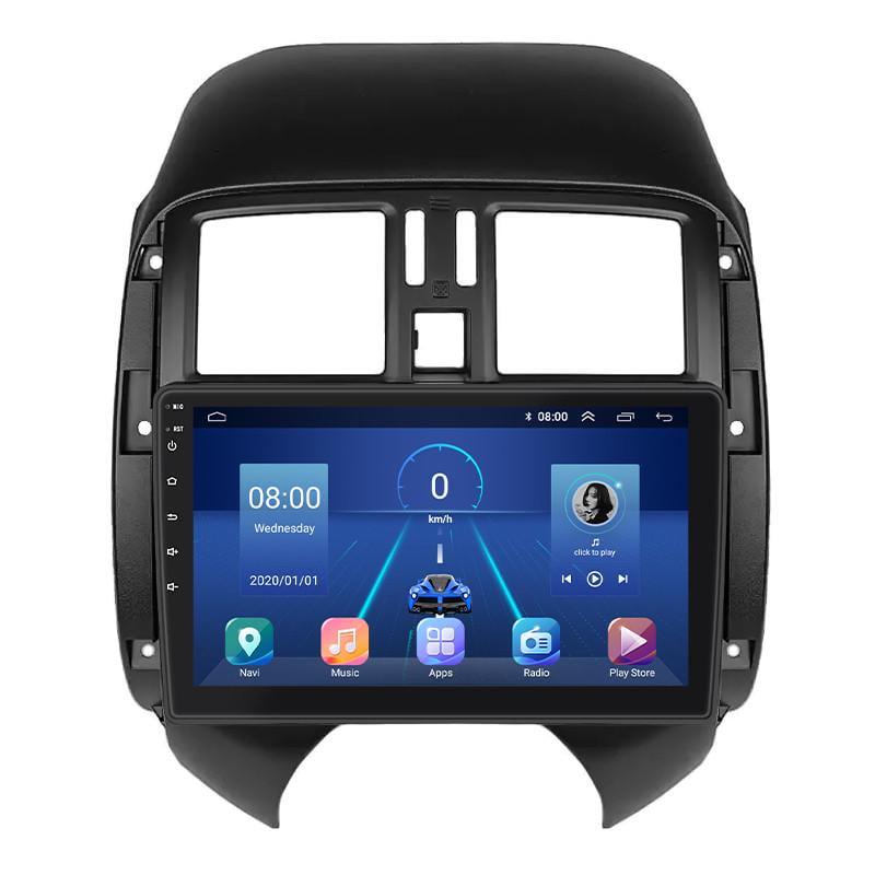 Автомагнитола штатная Lesko для Nissan Versa II рестайлинг 2014-2019 9" 4/32Gb 4G Wi-Fi GPS Top MOB