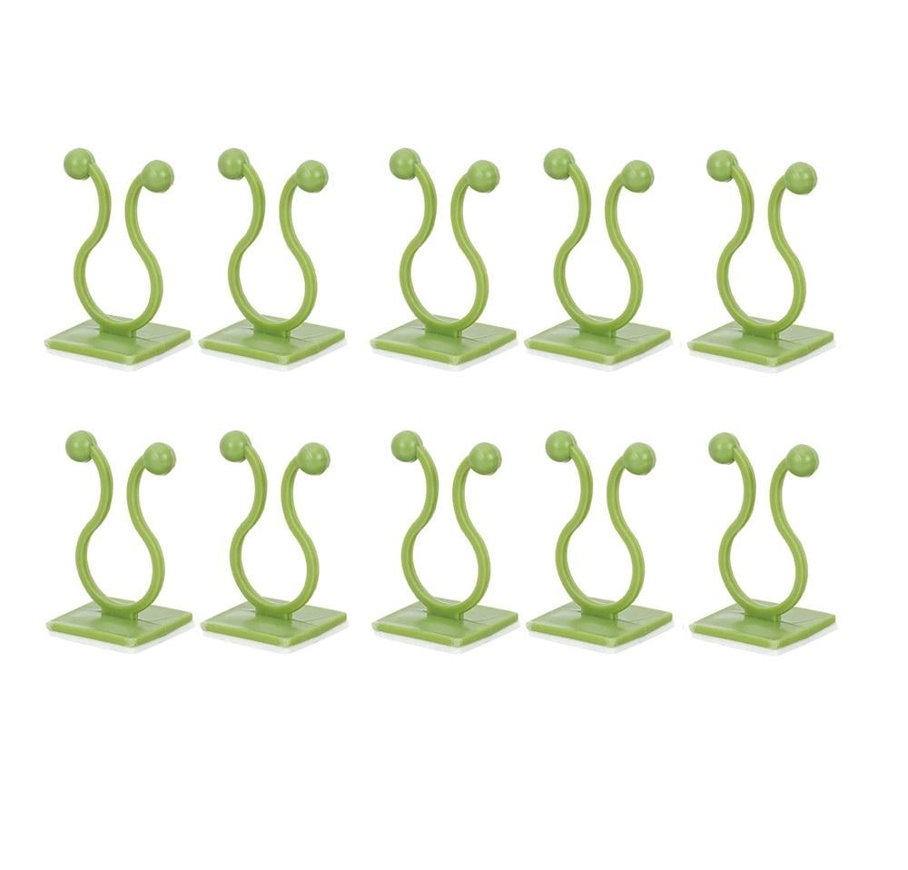 Фиксаторы для растений универсальные самоклеящиеся 35х20 мм 3 шт. (29546)