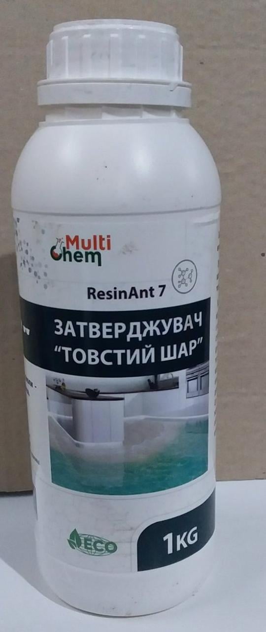 Отвердитель для эпоксидной смолы ResinAnt 7 анкомином 0,5 кг Прозрачный (073101)