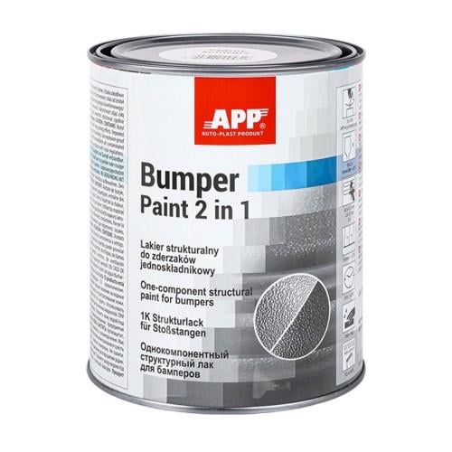 Фарба APP Bumper Paint для пластика 1 л Чорний