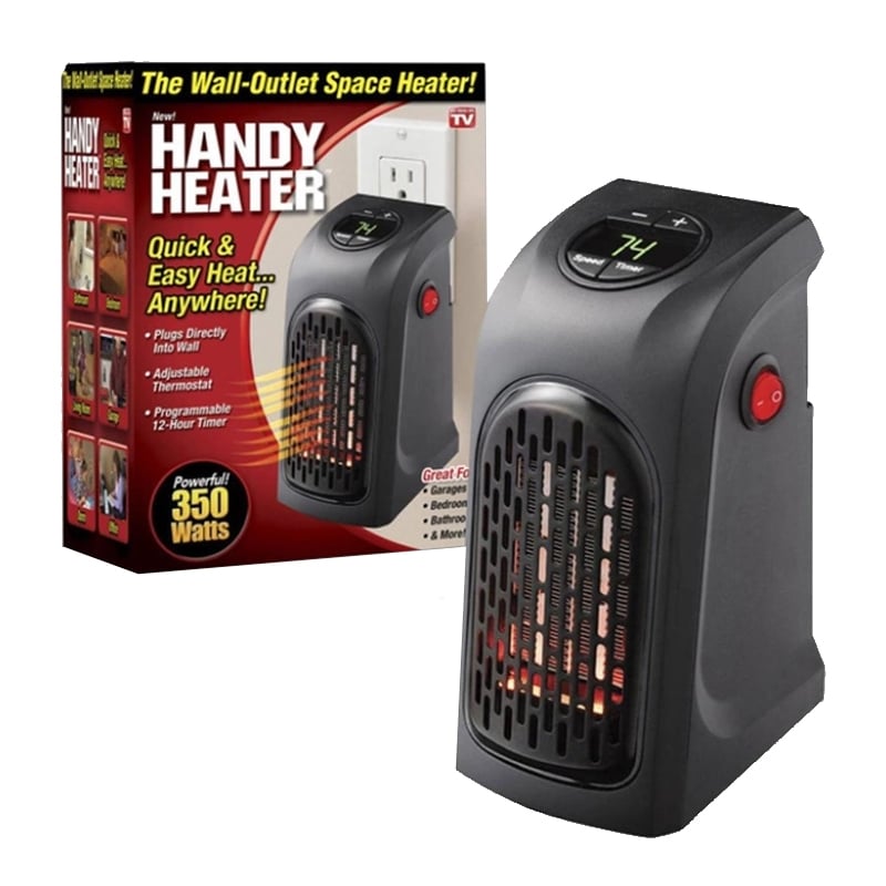 Тепловентилятор Rovus Handy Heater портативный Black (13466002)