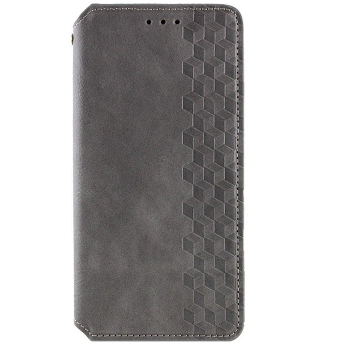 Протиударний Чохол-книжка Rubic Leather  для смартфона Samsung Galaxy M15/F15 5G   Grey