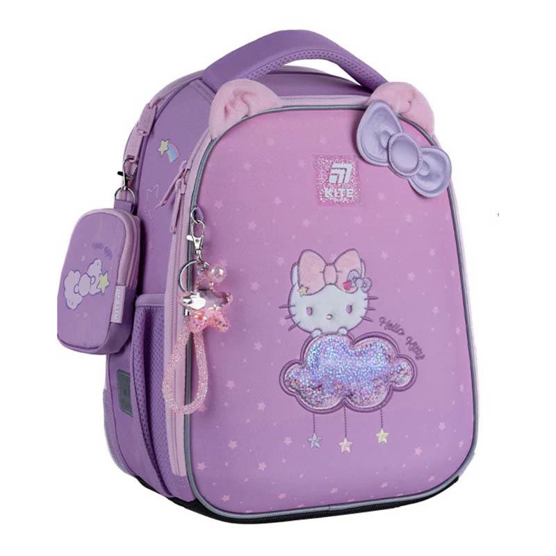 Школьный рюкзак каркасный KITE Education 555 Hello Kitty 14 л Розовый (HK25-555S) - фото 1 Школьный рюкзак каркасный KITE Education 555 Hello Kitty 14 л Розовый (HK25-555S) - фото 1