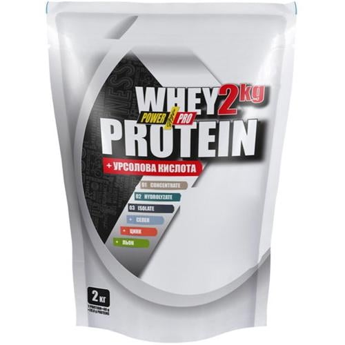 Протеїн Power Pro Whey Protein 2000 г 50 порцій Shoko-Brut