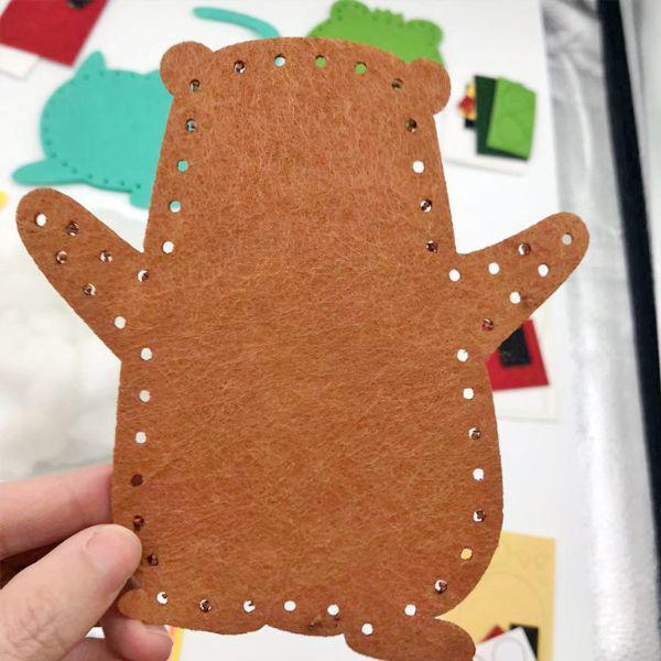 Набор для творчества L00193-1 Мягкие игрушки из фетра с наполнителем и аксессуарами 6 шт. - фото 4