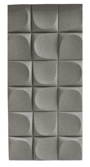 3D-панель Санторини 1200х600х30 мм Темно-серый (2386546238)