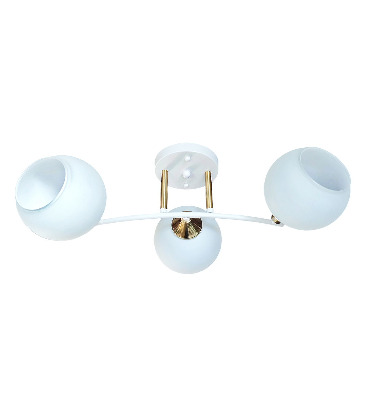 Люстра Sirius на 3 плафона Белый/Бронзовый (192217/3)