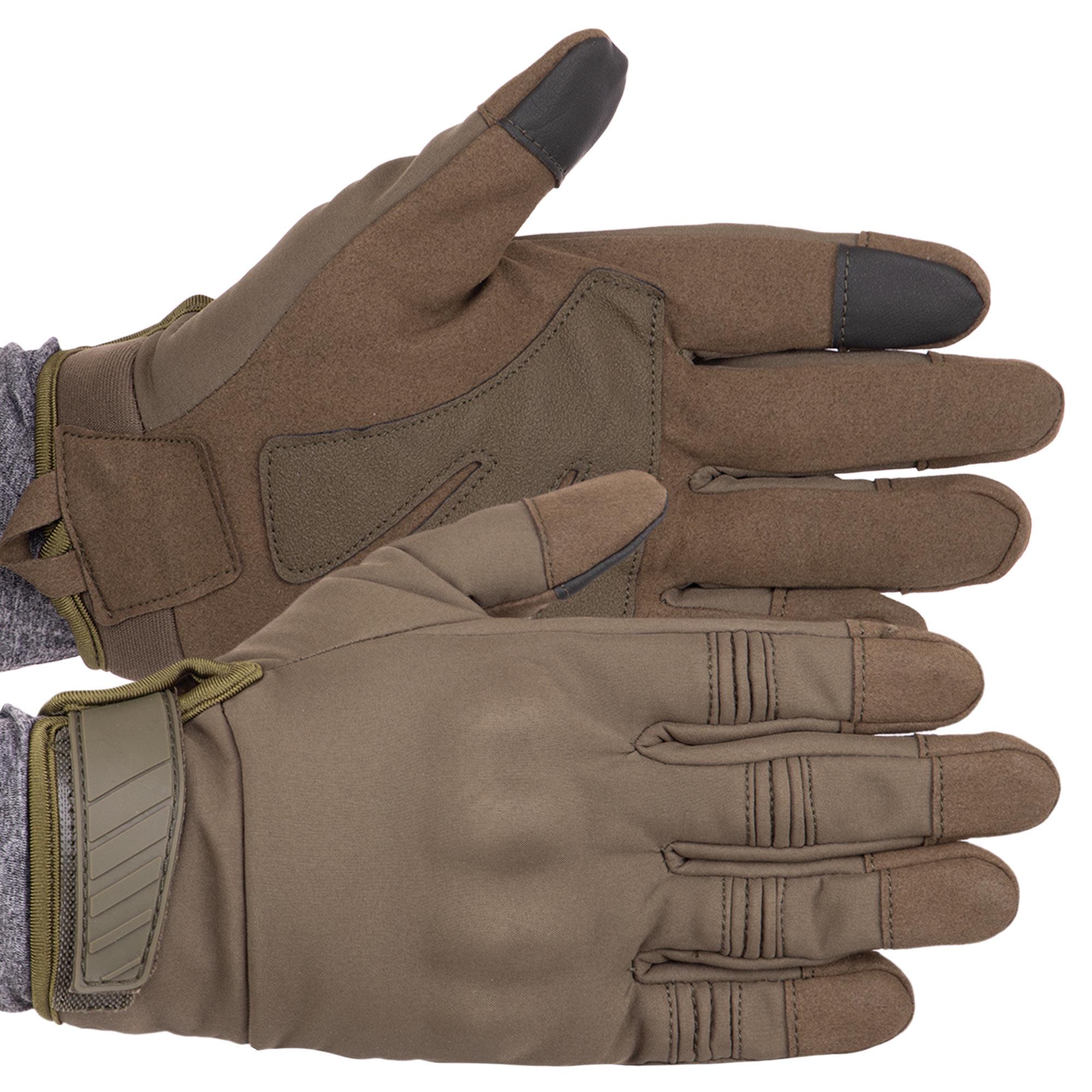 Рукавички Military Rangers з закритими пальцями S Оливковий (BC-9878)