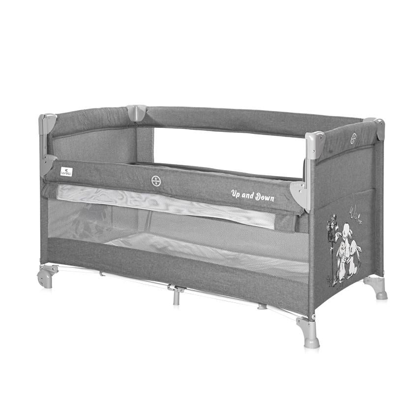 Ліжко-манеж Lorelli UP and DOWN Сірий (10080062139) - фото 3 Ліжко-манеж Lorelli UP and DOWN Сірий (10080062139) - фото 3