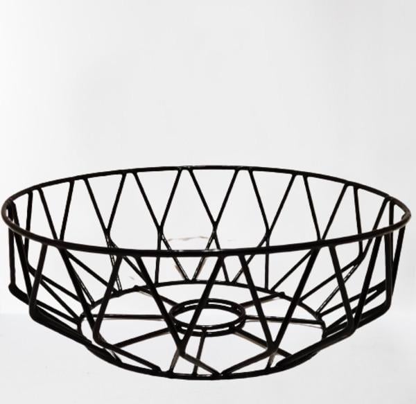 Фруктовница Геометрия металлическая Черный (1040)