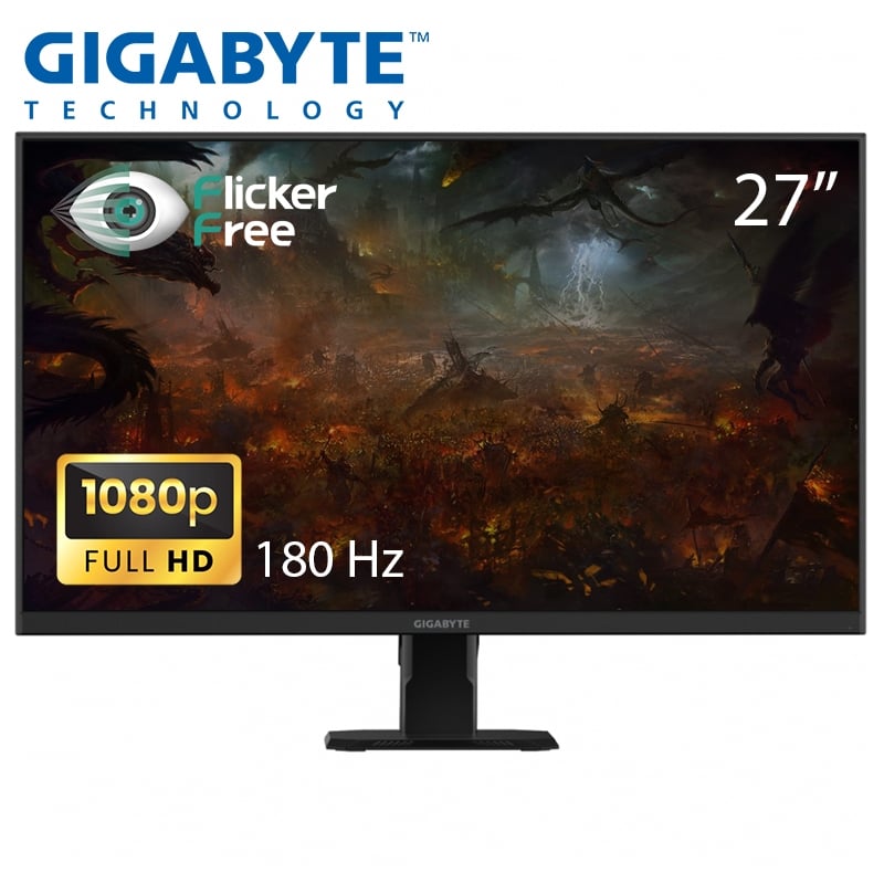 Монітор Gigabyte GS27FA Gaming Monitor безрамковий SS-IPS 1920x1080 Full HD 27" (tf6949) - фото 2