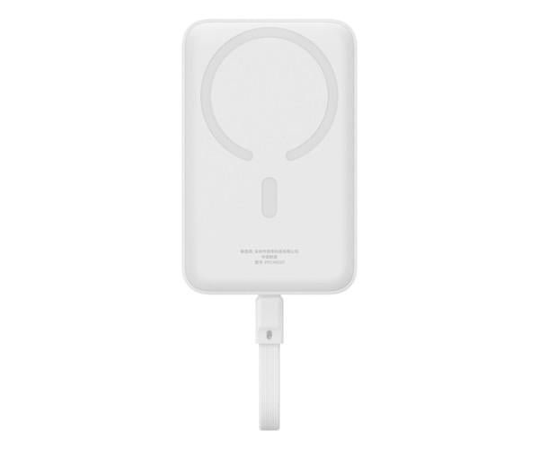 Внешний аккумулятор BASEUS Magnetic Mini Wireless Fast Charge Type-C Edition 10000mAh 30W Stellar White