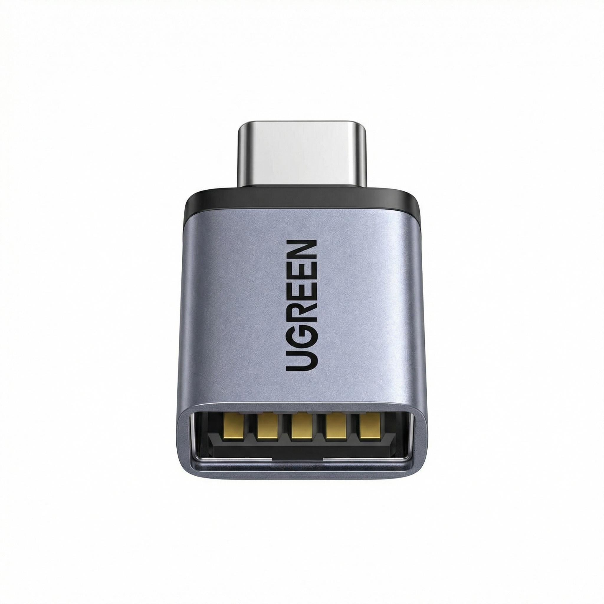 Переходник USB-C на USB-A UGREEN US248 3.2 Gen 2/OTG Серый (40702)