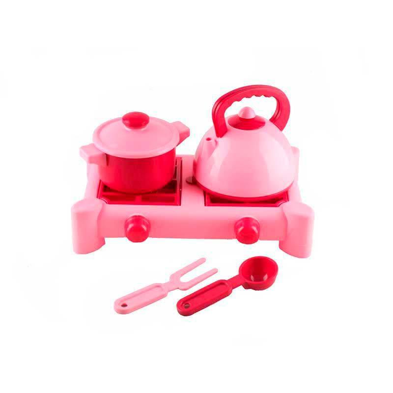 Игровой набор Посуда с плитой 5 предметов (70415) - фото 3 Игровой набор Посуда с плитой 5 предметов (70415) - фото 3