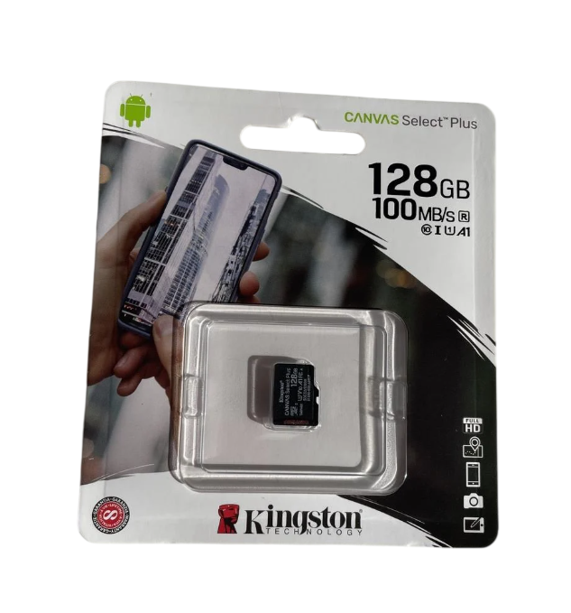 Карта памяти MicroSD Kingston Technology 128 ГБ (2429512635)