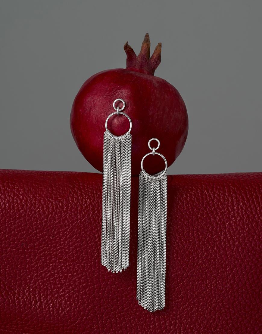 Сережки Waterfall жіночі IVA JEWELRY срібні One size