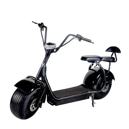 Електроскутер SEEV Citycoco 1000W 12 Ah Чорний